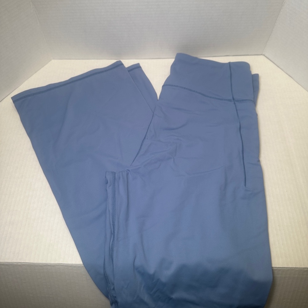 Women’s Blue Flare Leggings Size L